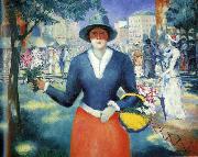 Kazimir Malevich Flower Girl, painting